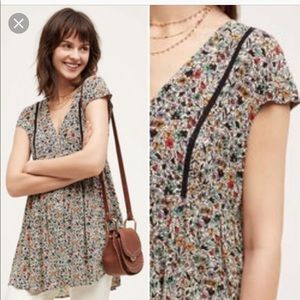 Anthropologie Vanessa Virginia ladder tunic